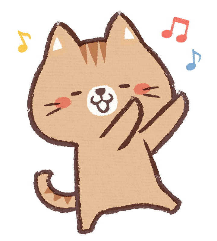 踊る猫 たぴるん