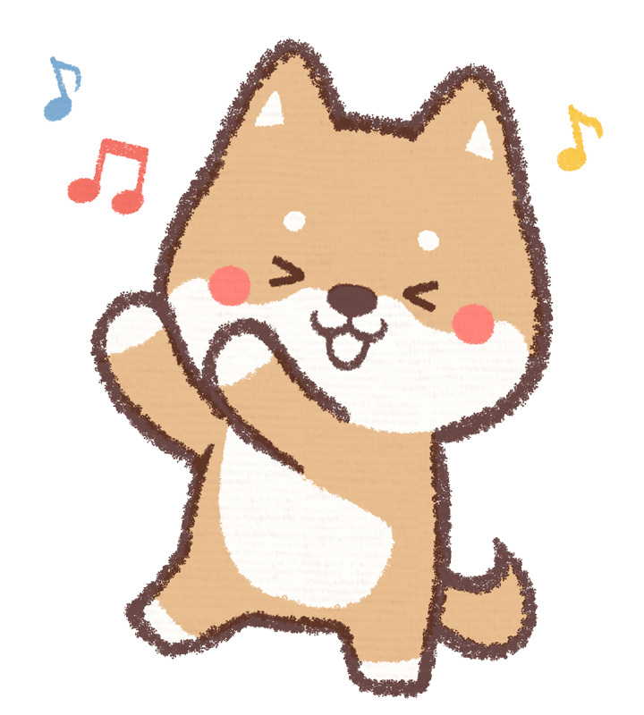踊る犬 たぴるん
